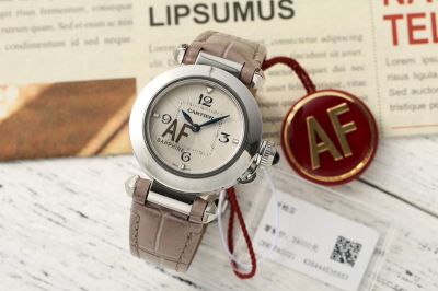 Pasha De Cartier 30MM Waterproof to 100M Women White Watch